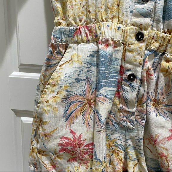 Billabong x Wrangler Cali Sun Button Down Short Sleeve Romper Jumpsuit - Picture 9 of 13